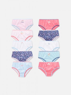 Primark 10-Pack Rainbow Print Slips Meisjes Gekleurd | Nederland 60451-REXU