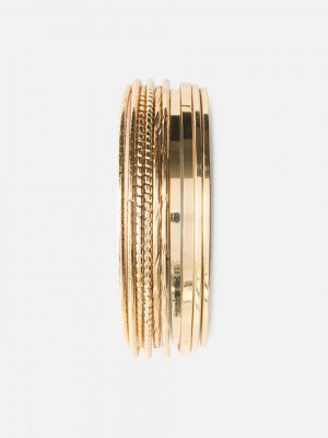 Primark 10-Pack Stacking Bangles Armbanden Dames Geel | Nederland 70281-YLGQ