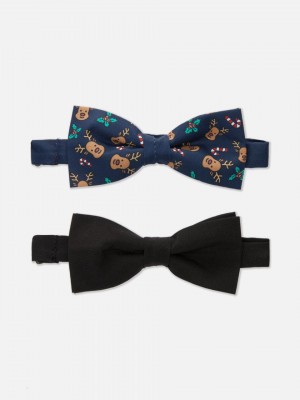 Primark 2-Pack Christmas Bow Ties Stropdassen Jongens Gekleurd | Nederland 07913-ZVHJ