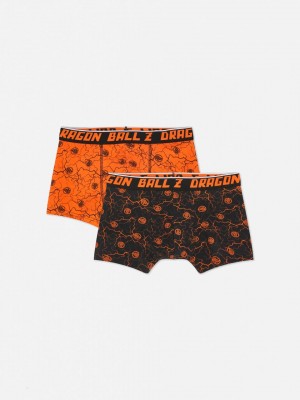 Primark 2-Pack Dragon Ball Z Boxer Slips Heren Zwart | Nederland 82395-CLYU