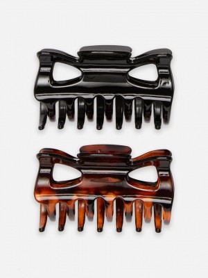 Primark 2-Pack Medium Claw Clips Haaraccessoires Dames Gekleurd | Nederland 14962-PCWQ