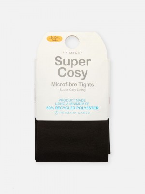 Primark 2-Pack Super Cozy Tights Hardloopbroek Meisjes Zwart | Nederland 76943-JEMO
