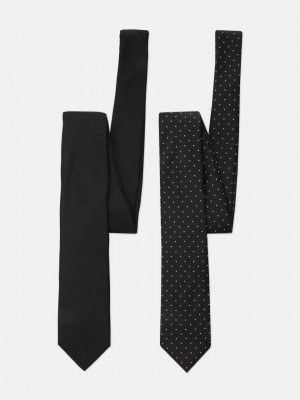 Primark 2-Pack Ties Stropdassen Heren Zwart | Nederland 08452-IBVP