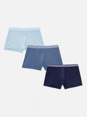 Primark 3-Pack Boxer Slips Heren Blauw | Nederland 85749-YMBR