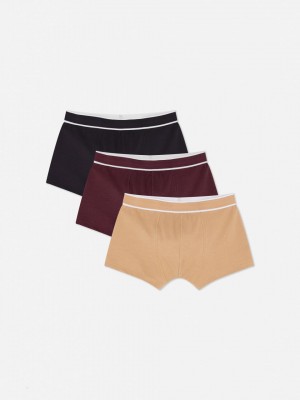 Primark 3-Pack Boxer Slips Heren Bordeaux | Nederland 07483-ONGB