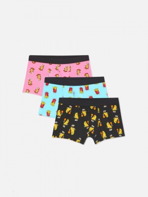 Primark 3-Pack Eten Print Boxer Slips Heren Gekleurd | Nederland 14836-KYUO