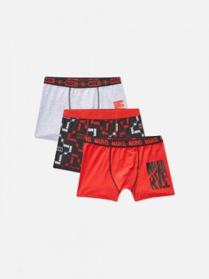 Primark 3-Pack Marvel Logo Trunks Korte Broek Jongens Gekleurd | Nederland 12703-YSNI
