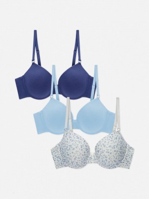 Primark 3-Pack Multi A-D BH Dames Blauw | Nederland 48306-FBNX