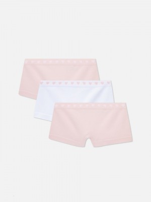 Primark 3-Pack Seamfree Boxer Slips Meisjes Roze | Nederland 21058-CTWG