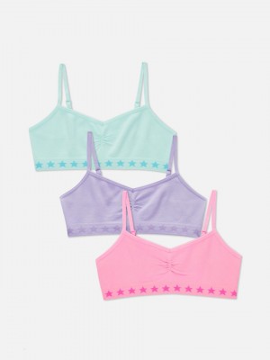 Primark 3-Pack Seamfree Cami Underwear Crop Top Meisjes Gekleurd | Nederland 06183-UHCT