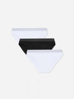 Primark 3-Pack Seamfree Slips Meisjes Zwart | Nederland 80235-KETA