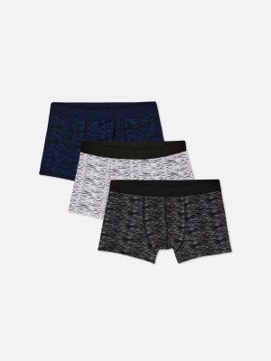 Primark 3-Pack Space Dye Boxer Slips Heren Grijs | Nederland 10692-CURJ