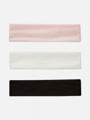 Primark 3-Pack Stretchs Hoofdband Dames Zwart | Nederland 89076-SRCF