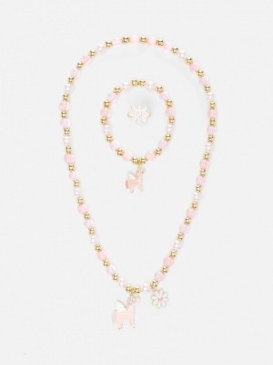 Primark 3-Pack Unicorn Charm Jewelry Set Kettingen Meisjes Gekleurd | Nederland 21957-WEKX