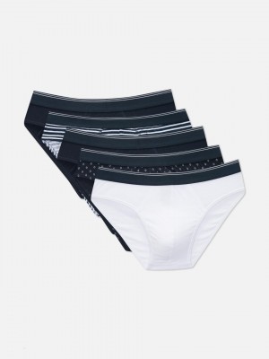 Primark 5-Pack Essential Slips Heren Donkerblauw | Nederland 42938-RZSQ