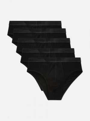 Primark 5-Pack Essential Slips Heren Zwart | Nederland 64837-ULIG