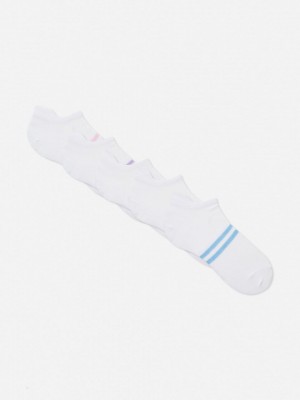 Primark 5-Pack Gestreept Arch Support Sneaker Sokken Dames Gekleurd | Nederland 86125-TSEF