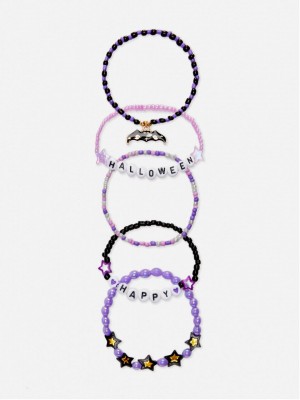 Primark 5-Pack Halloween Bead Armbanden Meisjes Gekleurd | Nederland 91854-FYAI