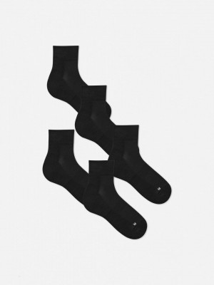 Primark 5-Pack Invisible Performance Sokken Heren Zwart | Nederland 42091-QORE