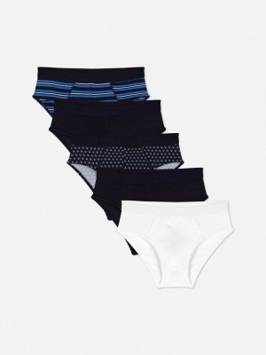 Primark 5-Pack Modal Slips Heren Blauw | Nederland 28037-AQRU