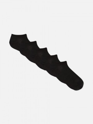 Primark 5-Pack Sneaker Sokken Heren Zwart | Nederland 36208-RISL