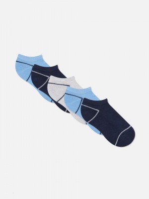 Primark 5-Pack Terry Sports Ankle Sokken Jongens Blauw | Nederland 14536-SNQB