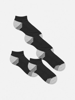 Primark 5-Pack Trainer Sokken Heren Zwart | Nederland 18264-RJZQ