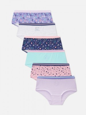 Primark 6-Pack Celestial Print Hipster Slips Meisjes Gekleurd | Nederland 35124-EPQL