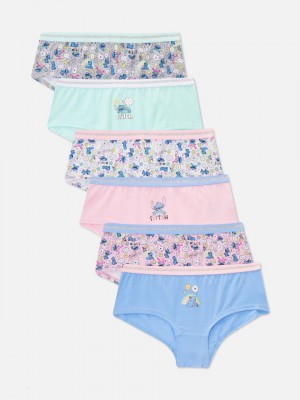 Primark 6-Pack Lilo and Stitch Hipster Slips Meisjes Gekleurd | Nederland 48012-KPGF