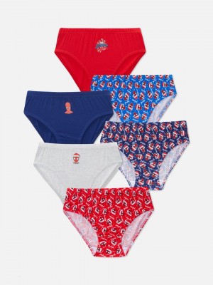 Primark 6-Pack Marvel Spider-Man Slips Jongens Gekleurd | Nederland 01254-UEKR
