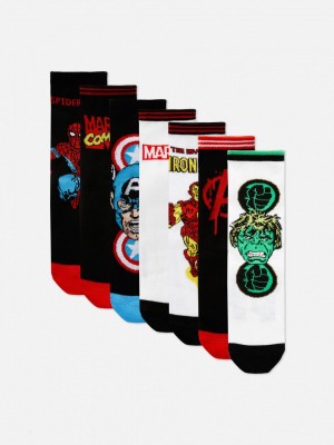 Primark 7-Pack Marvel Sokken Jongens Gekleurd | Nederland 59127-TXIV