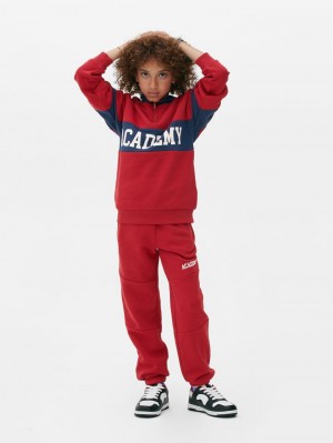 Primark Academy Funnel Neck Sweatshirt Jongens Donkerrood | Nederland 36850-PSRM