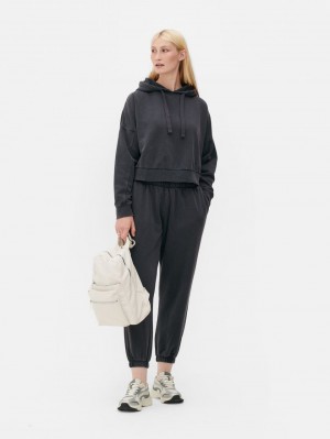 Primark Acid Wash Hoodie Dames Grijs | Nederland 06947-CTQN