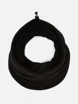 Primark Adjustable Fleece Infinity Sjaals Heren Zwart | Nederland 51689-PMCH