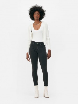 Primark Ankle Grazer Mager Jeans Dames Zwart | Nederland 39745-UQST