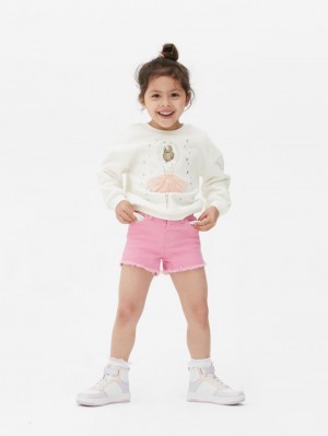 Primark Ballerina Crew Neck Sweatshirt Meisjes Wit | Nederland 27390-PMVQ