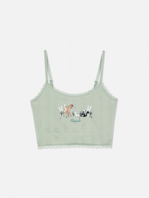 Primark Bambi Seamfree Pajama Cami Pyjama Dames Lichtgroen | Nederland 93248-WXRJ