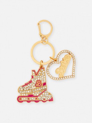 Primark Barbie The Movie Rhinestone Keyring Sleutelhanger Dames Roze | Nederland 05694-JVPL