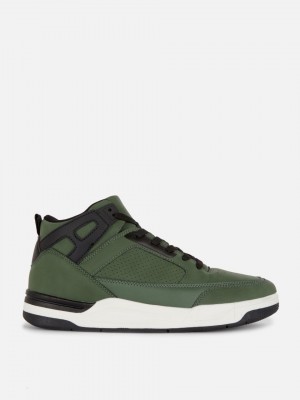 Primark Basketball Highs Sneakers Heren Olijfgroen | Nederland 10534-ZSFL