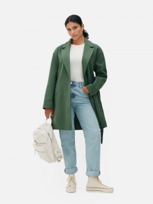 Primark Belted Wrap Jassen Dames Groen | Nederland 38102-GWEP