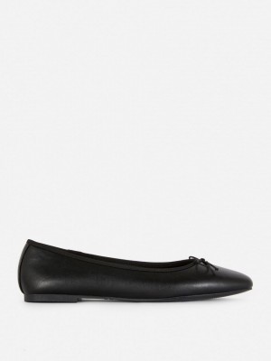 Primark Bow Ballerina Slip Ons Ballerinas Dames Zwart | Nederland 47125-WMUX