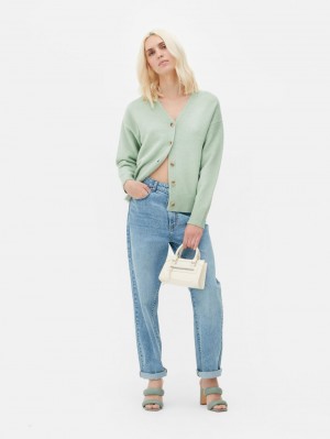 Primark Boyfriend Cardigan Dames Mintgroen | Nederland 45860-DRFA
