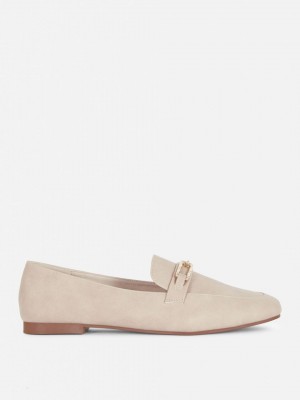Primark Brede Fit Buckled Loafers Dames Beige | Nederland 50321-BOEQ