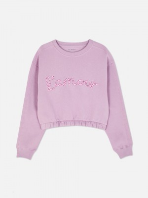 Primark Bubble Hem Sweatshirt Meisjes Paars | Nederland 52704-KPDJ