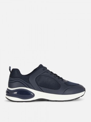 Primark Bubble Sole Sneakers Heren Donkerblauw | Nederland 25710-FCBY