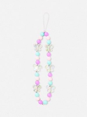 Primark Butterfly Bead Phone Charm Tech Dames Paars | Nederland 65728-SLBI
