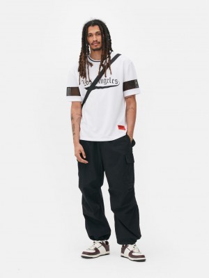 Primark Cargo Parachute Broek Heren Zwart | Nederland 19764-GUKV