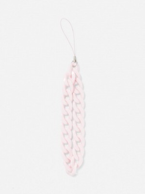 Primark Chain Link Phone Charm Tech Dames Roze | Nederland 61957-APSX