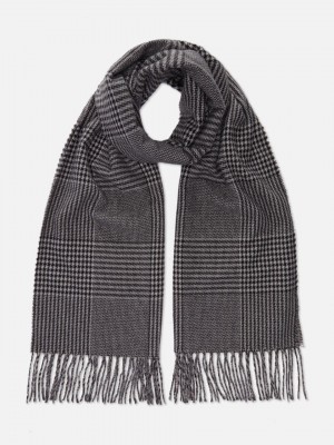 Primark Check Blanket Sjaals Heren Grijs | Nederland 56473-DKEG
