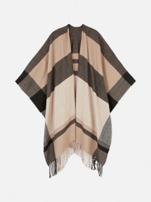 Primark Check Printe Caps Dames Bruin | Nederland 36140-HGAT